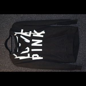 Pink Victoria’s secret v neck hoodie
